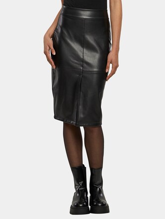 Ladies Synthetic Leather Pencil Skirt