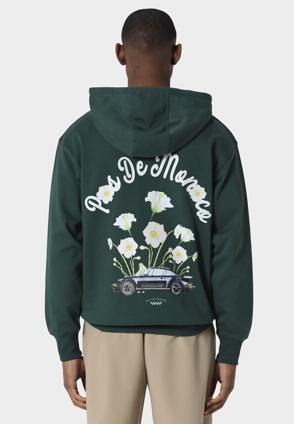FLEUR DE ROUTE HOODY-1