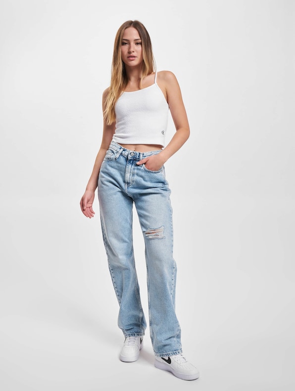 Calvin Klein Jeans High Rise Straight Jeans-7