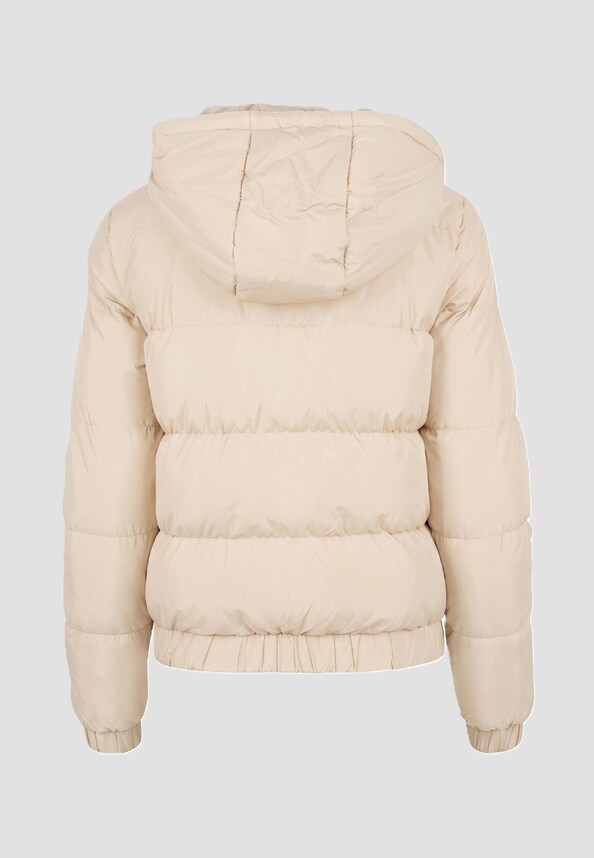 Ladies Hooded Puffer Jacket-3