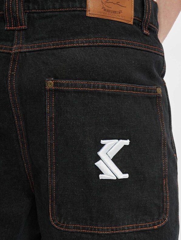Karl Kani Og Rinse Denim Shorts-3