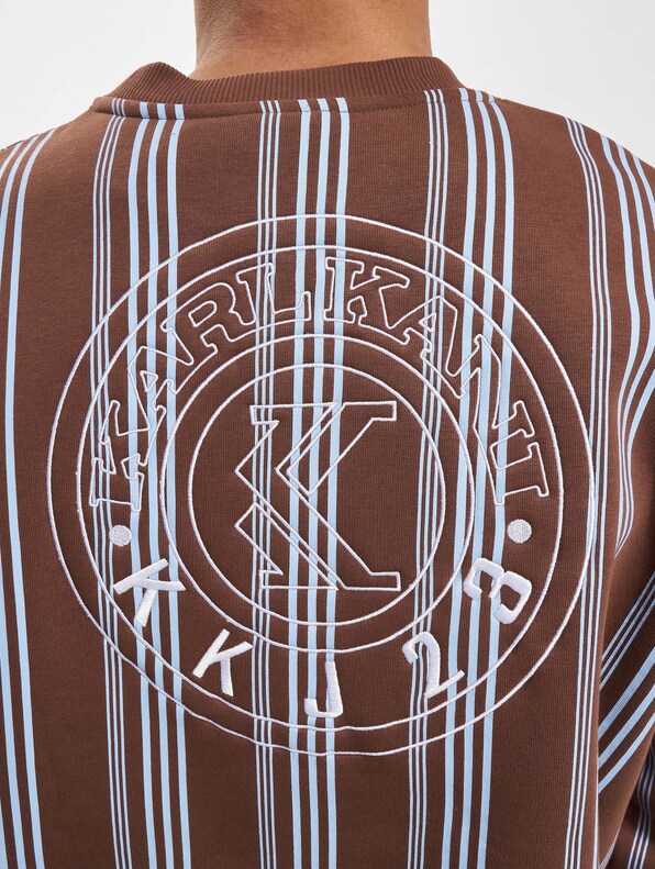 Small Signature Striped Crew-3