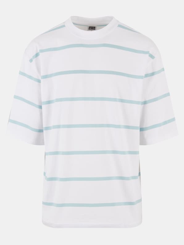 Urban Classics Oversized Sleeve Modern Stripe T-Shirts-5