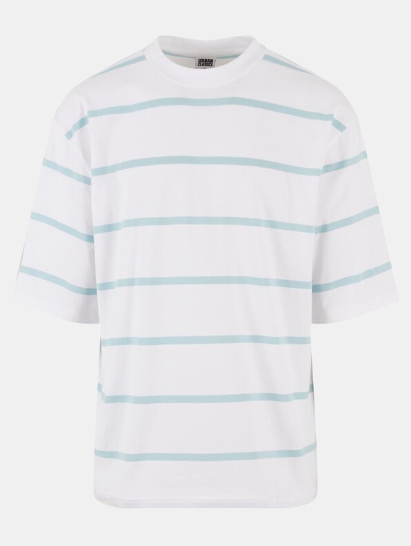Urban Classics Oversized Sleeve Modern Stripe T-Shirts-5
