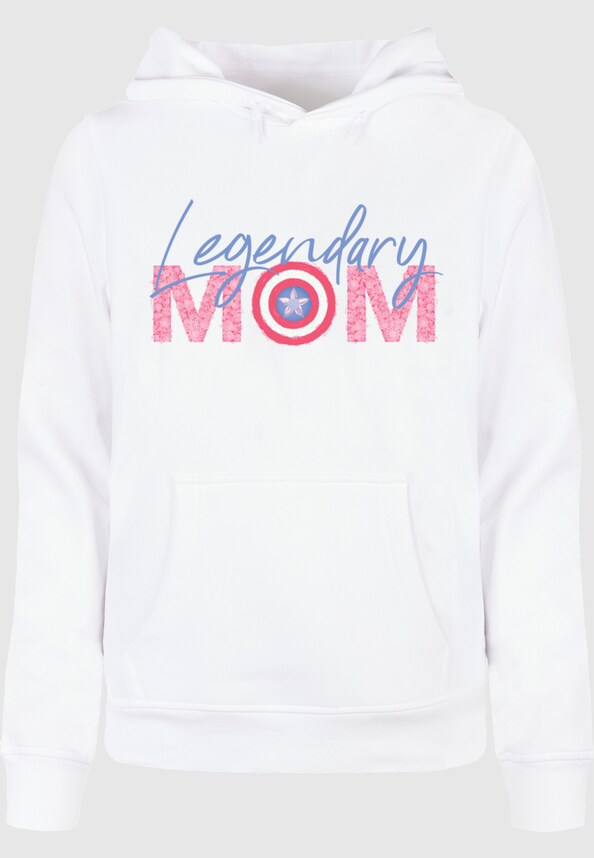 Ladies Mother's Day - Avengers Capitan America Mom Basic Hoody-4