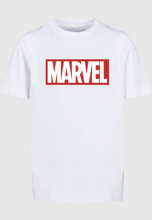 Kids Marvel Comics - Simple Logo Basic T-Shirt-0