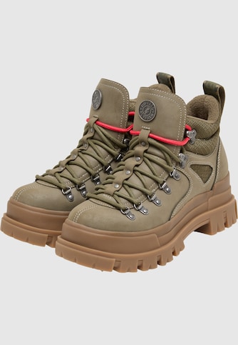 ASPHA LACE UP HIKE - VEGAN NUBUCK/MESH
