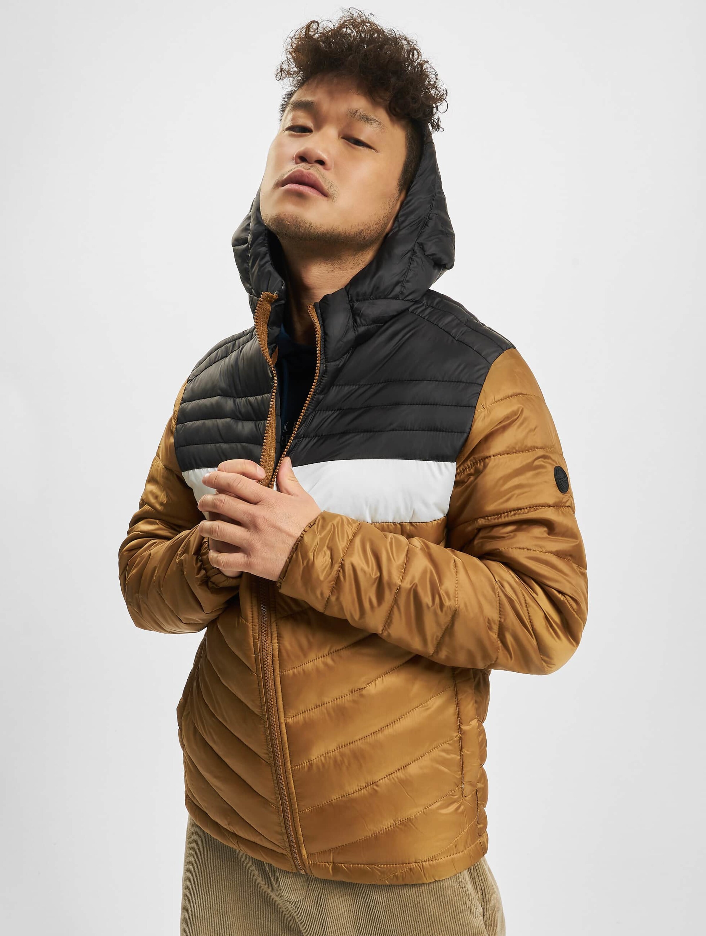 Fuji colour shop block hooded jacket