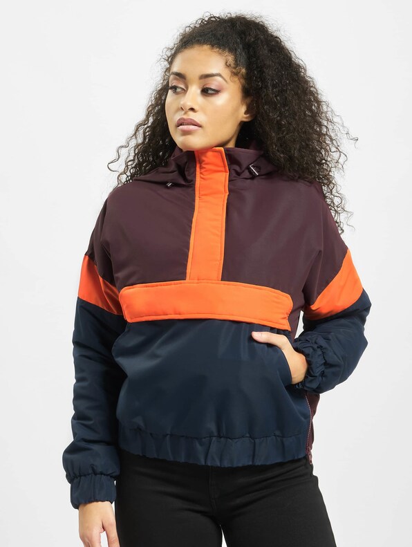Ladies 3-Tone Neon Mix Pull Over-2