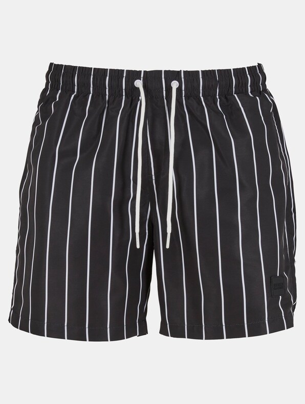 Urban Classics Stripe Swim Shorts-6