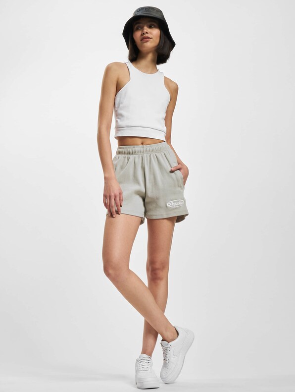 Pegador Alba Rib High Waisted Shorts Waisted Short Vintage Washed-4