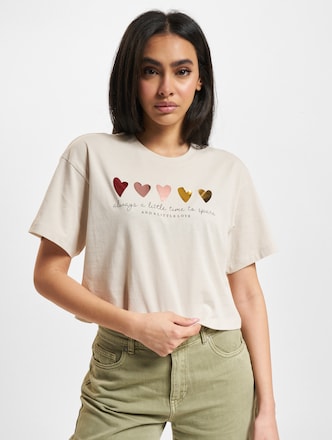Only Henny Life Boxy Crop T-Shirts