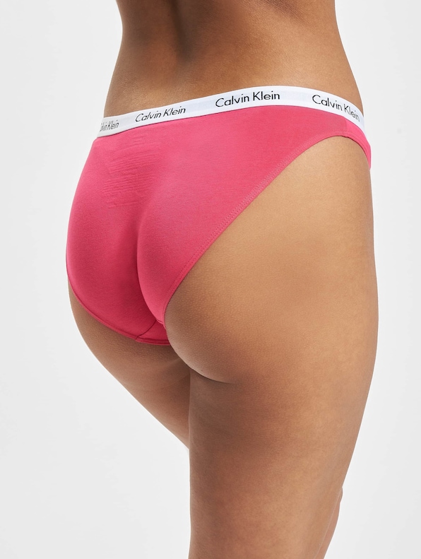 Calvin Klein Underwear 3 Pack Slip Pink/Grey/Rainer Stripe-2