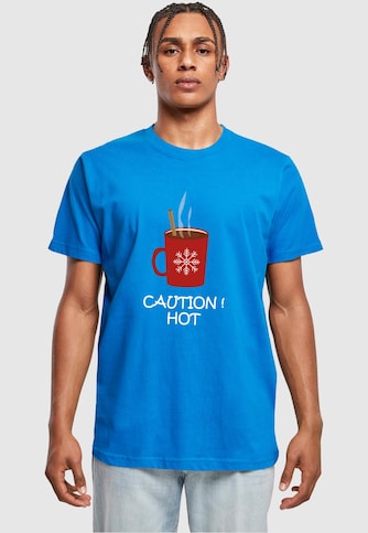 Caution Hot T-Shirt Round Neck