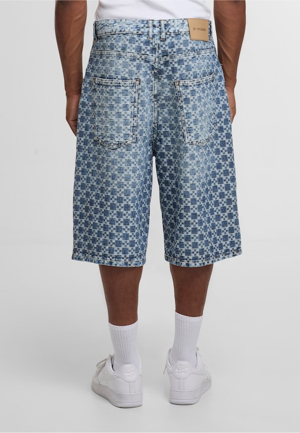 Tariq Carre Baggy Shorts-1