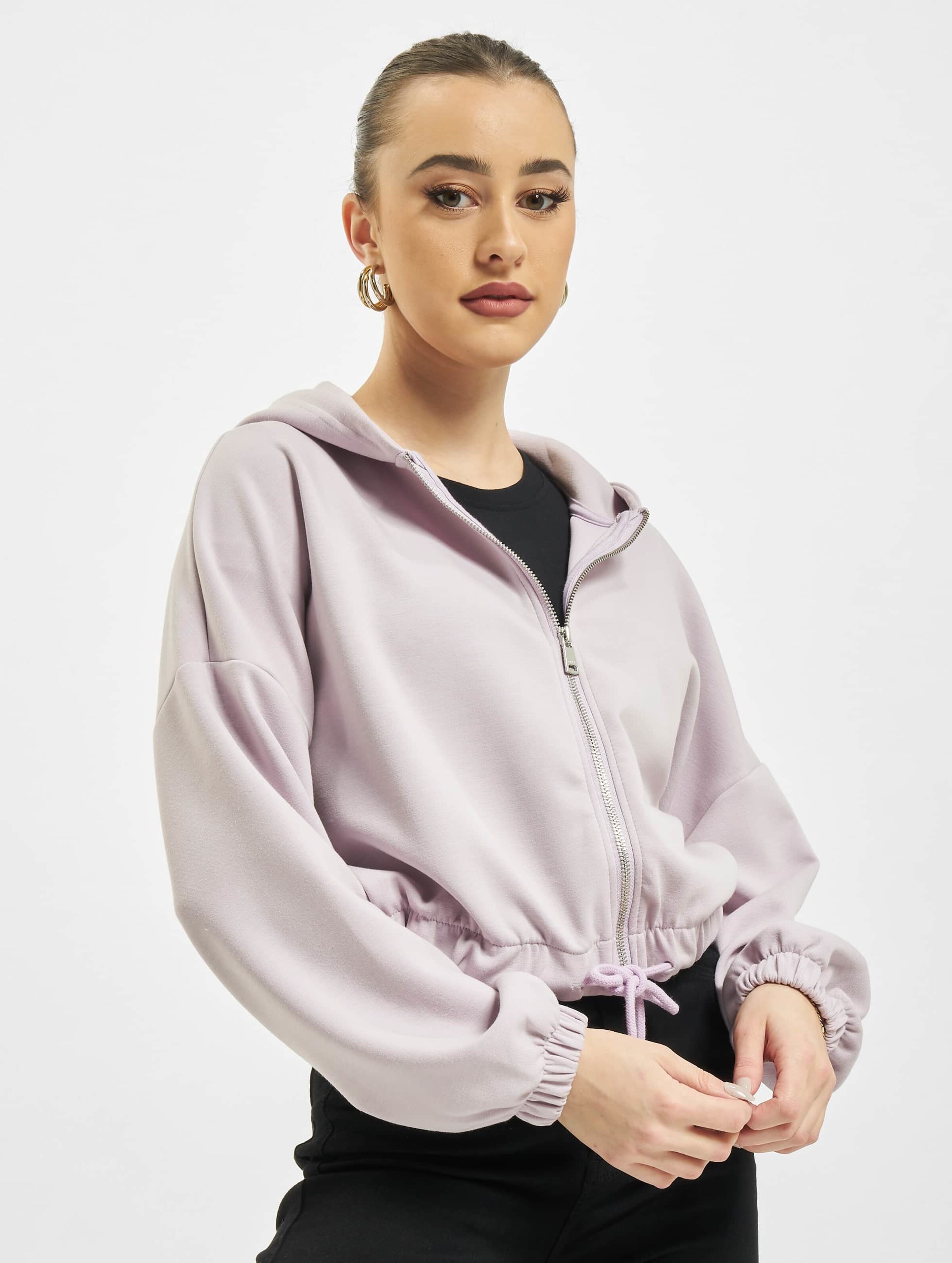 Only onlScarlett Zip Hoodie Frauen,Unisex op kleur violet, Maat S