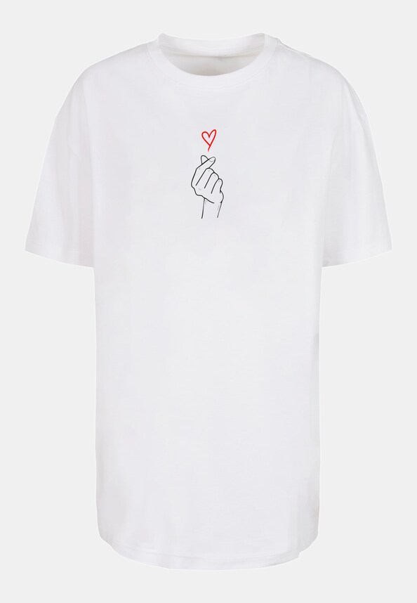 Ladies K Heart Oversized Boyfriend-2