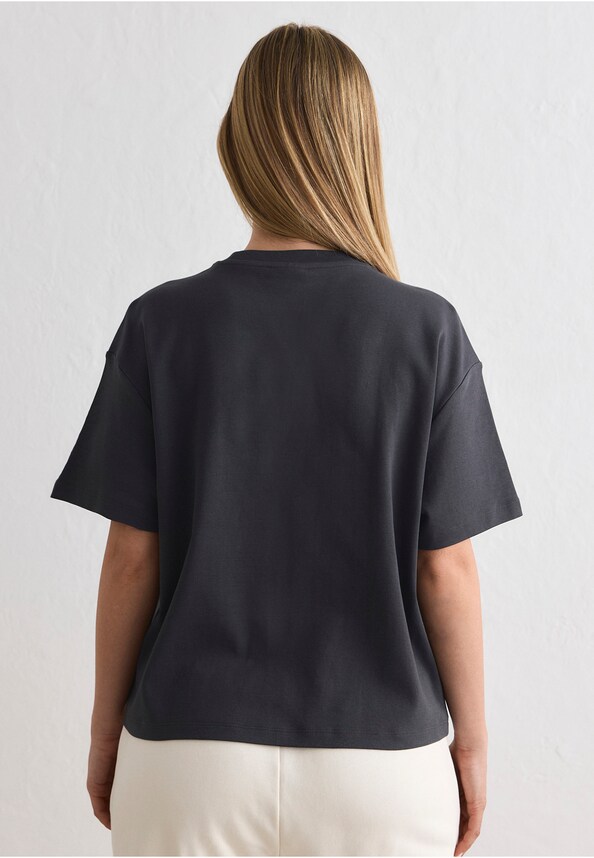 Script Boxy T-shirt-1