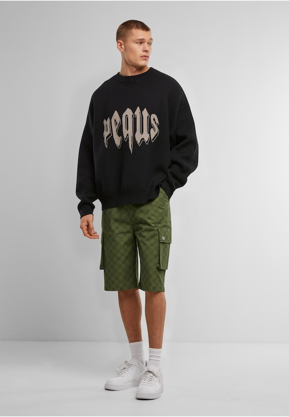 PEQUS Aether Monogram Ripstop Cargo Short-4