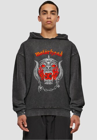 Motorhead - 50th Warpig Flames Acid Washed Oversized Hoody