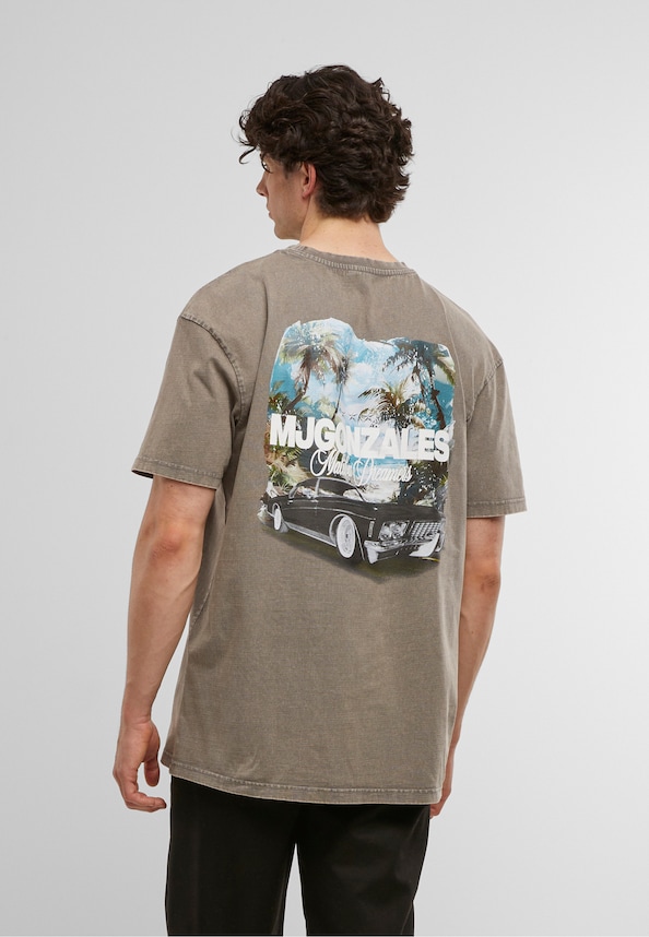 MJG Heavy Oversized Acid Washed Tee - Malibu Dreamers-1