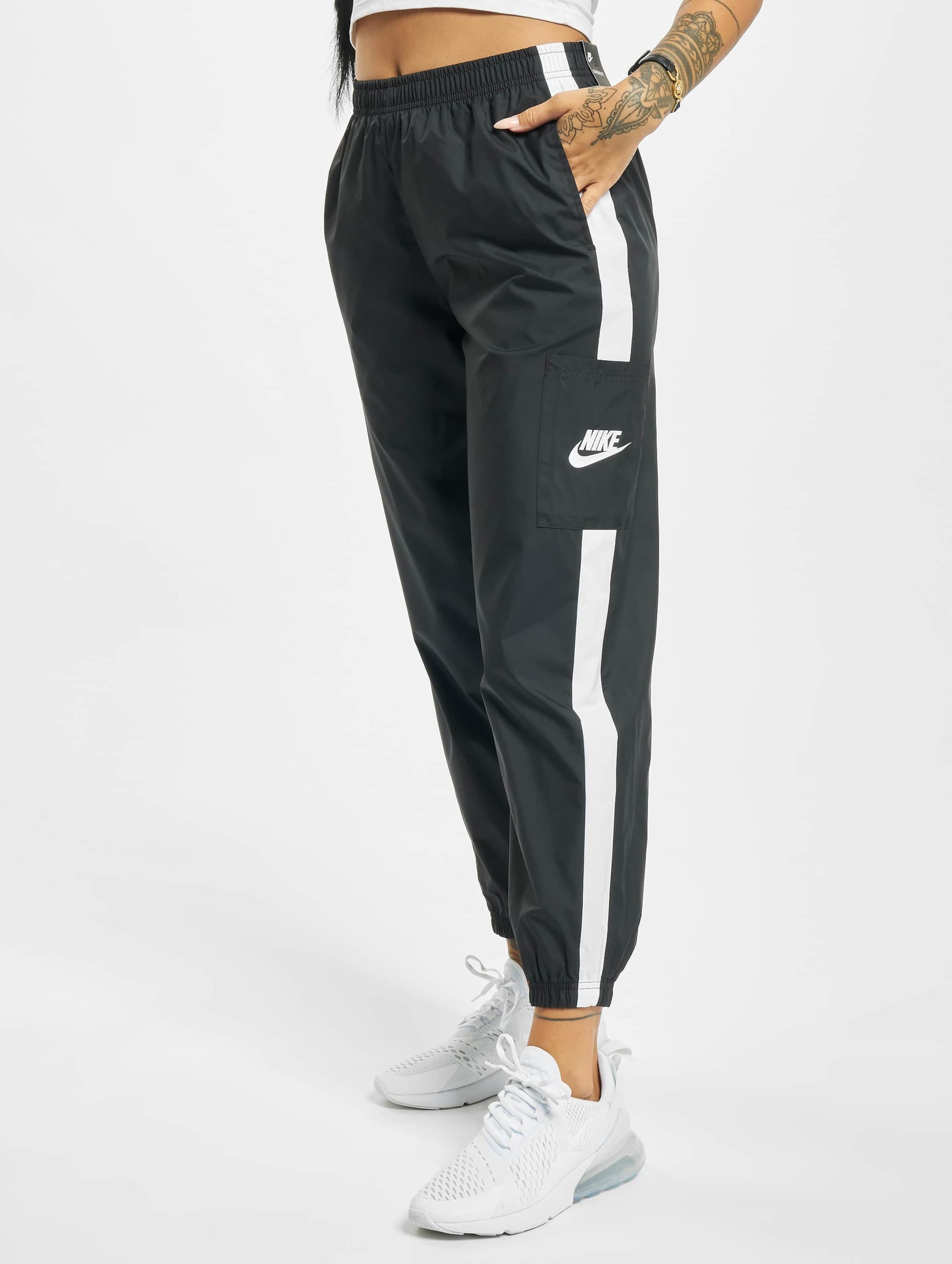 Nike Woven Sweat Pant Vrouwen op kleur zwart, Maat S