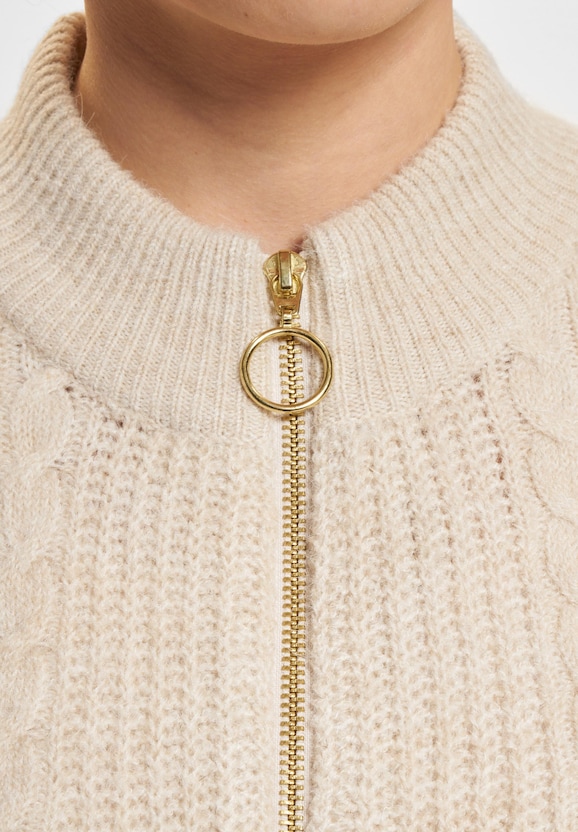 Only Sigrid Zip Strickjacken-3