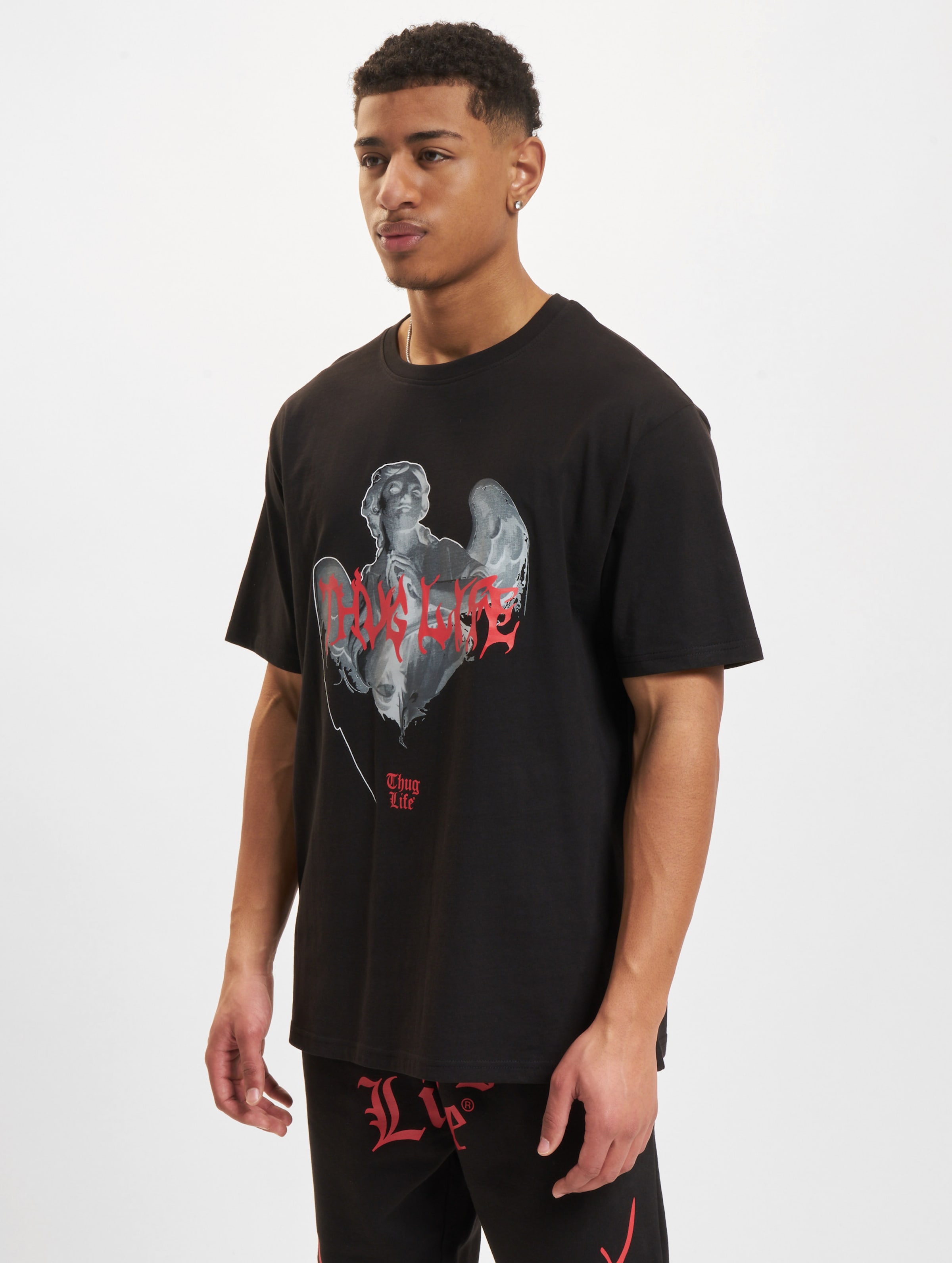 Thug Life Atmosphere T-Shirt Mannen op kleur zwart, Maat XXL