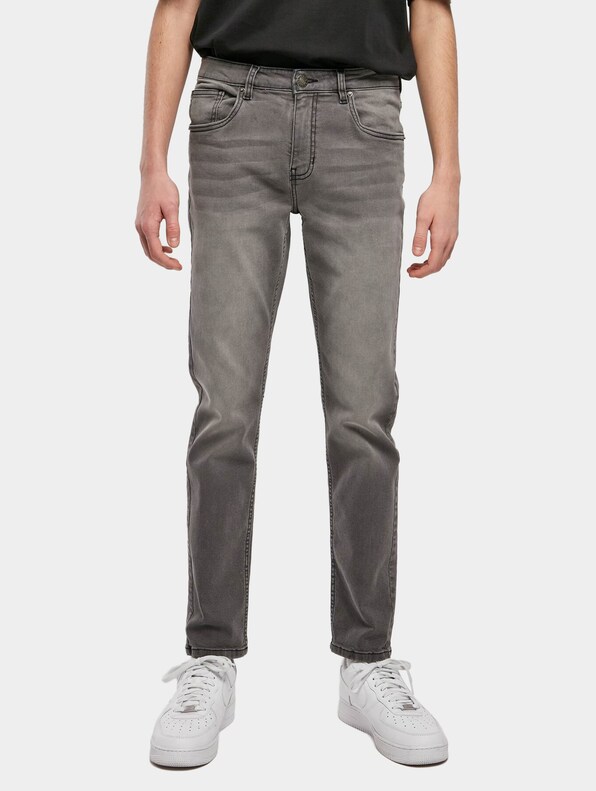 Urban Classics Stretch Denim Slim Fit Straight Fit Jeans-2