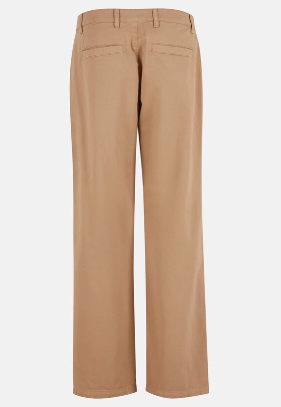 Pleated Twill Pants-5