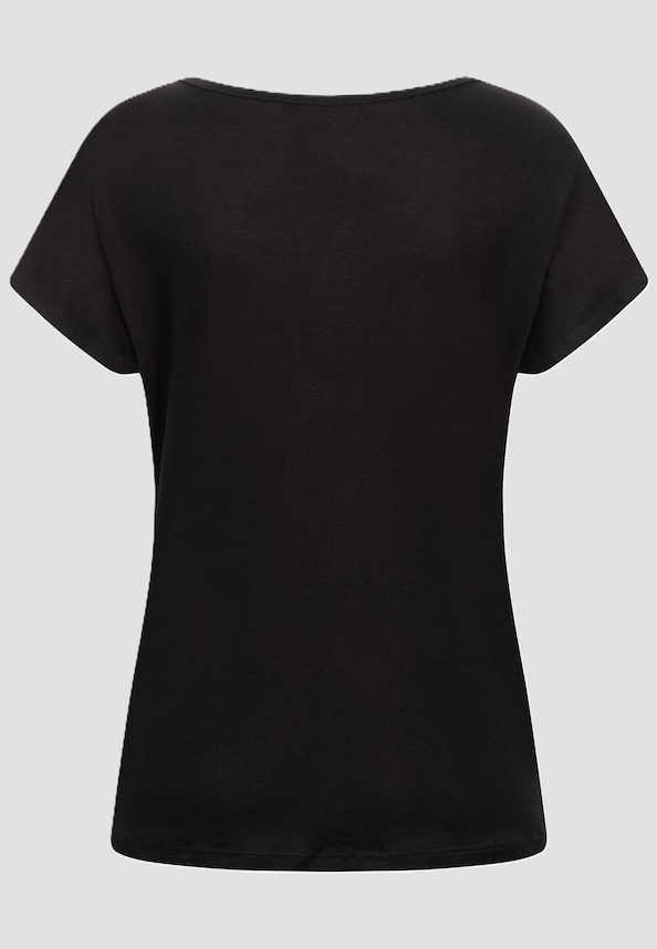 Cloud5ive Damen Viskose T-Shirt mit Choose Happy-4