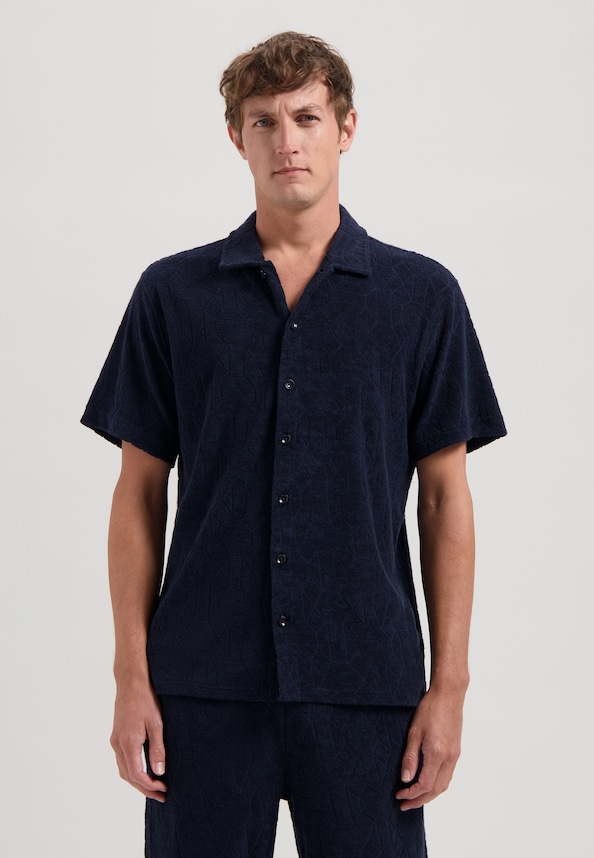 Myron Shirt Jacquard Toweling-0