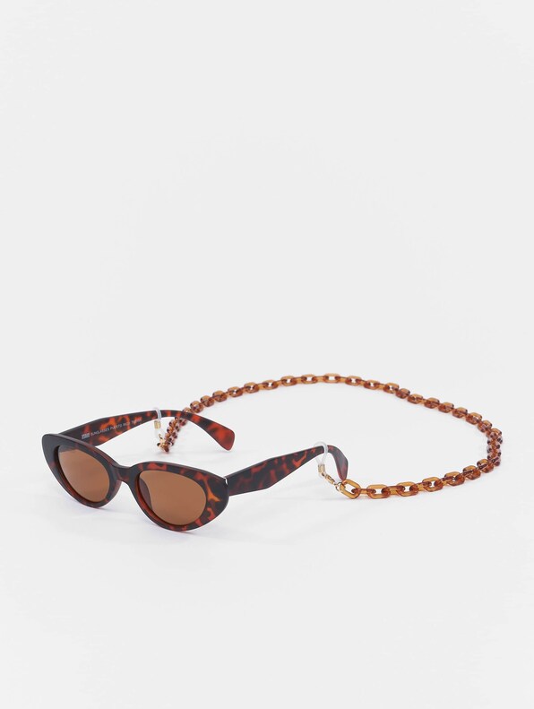 Urban Classics Puerto Rico Sunglasses With Chain-1