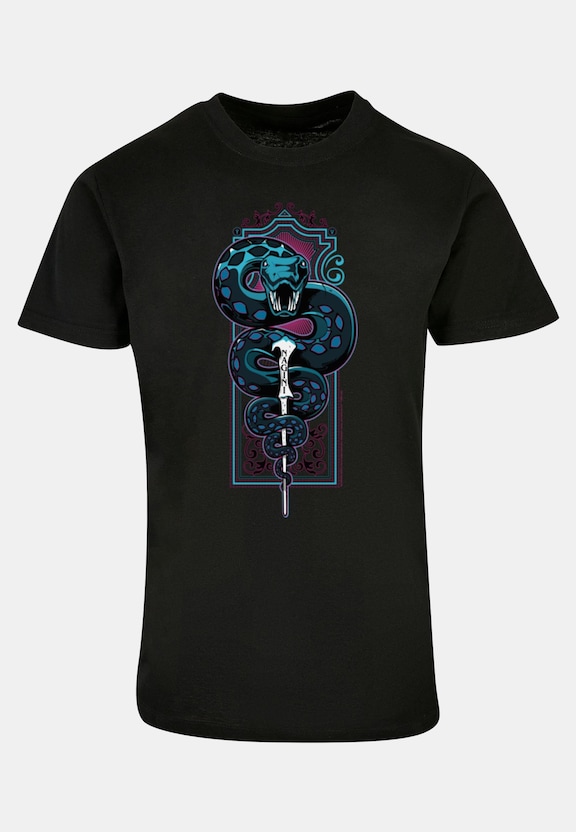 Harry Potter - Neon Basilisk Basic T-Shirt-4