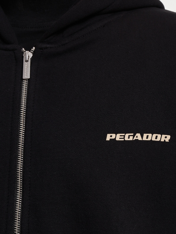 Pegador Colne Logo Oversized Sweat Jacket-4