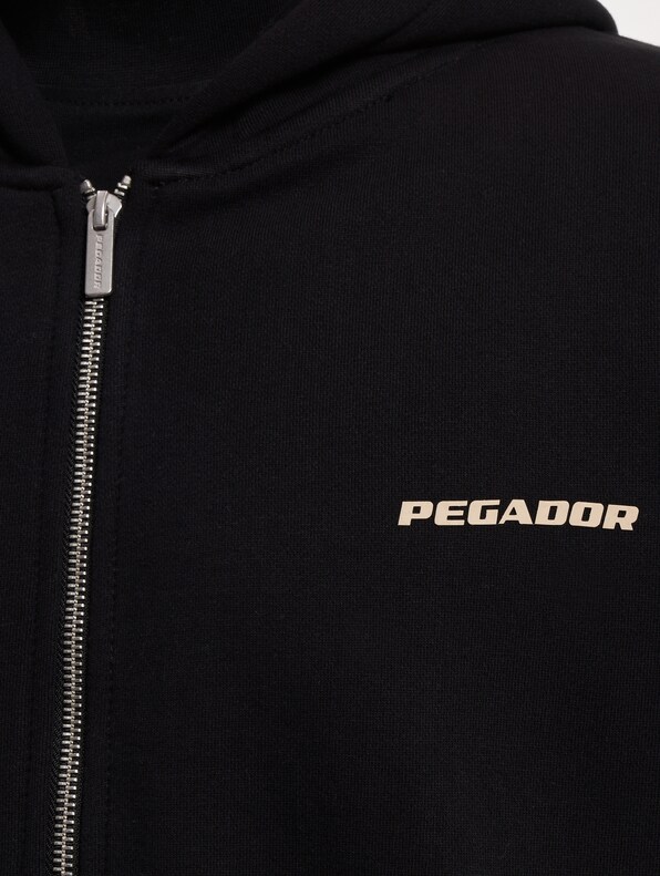 Pegador Colne Logo Oversized Sweat Jacket-4