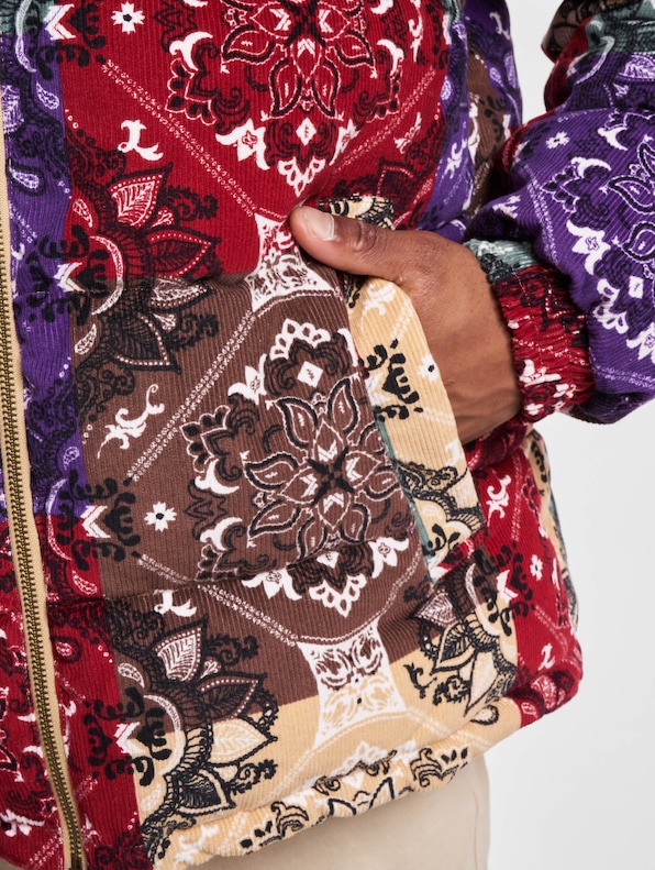 Retro Paisley Corduroy -4