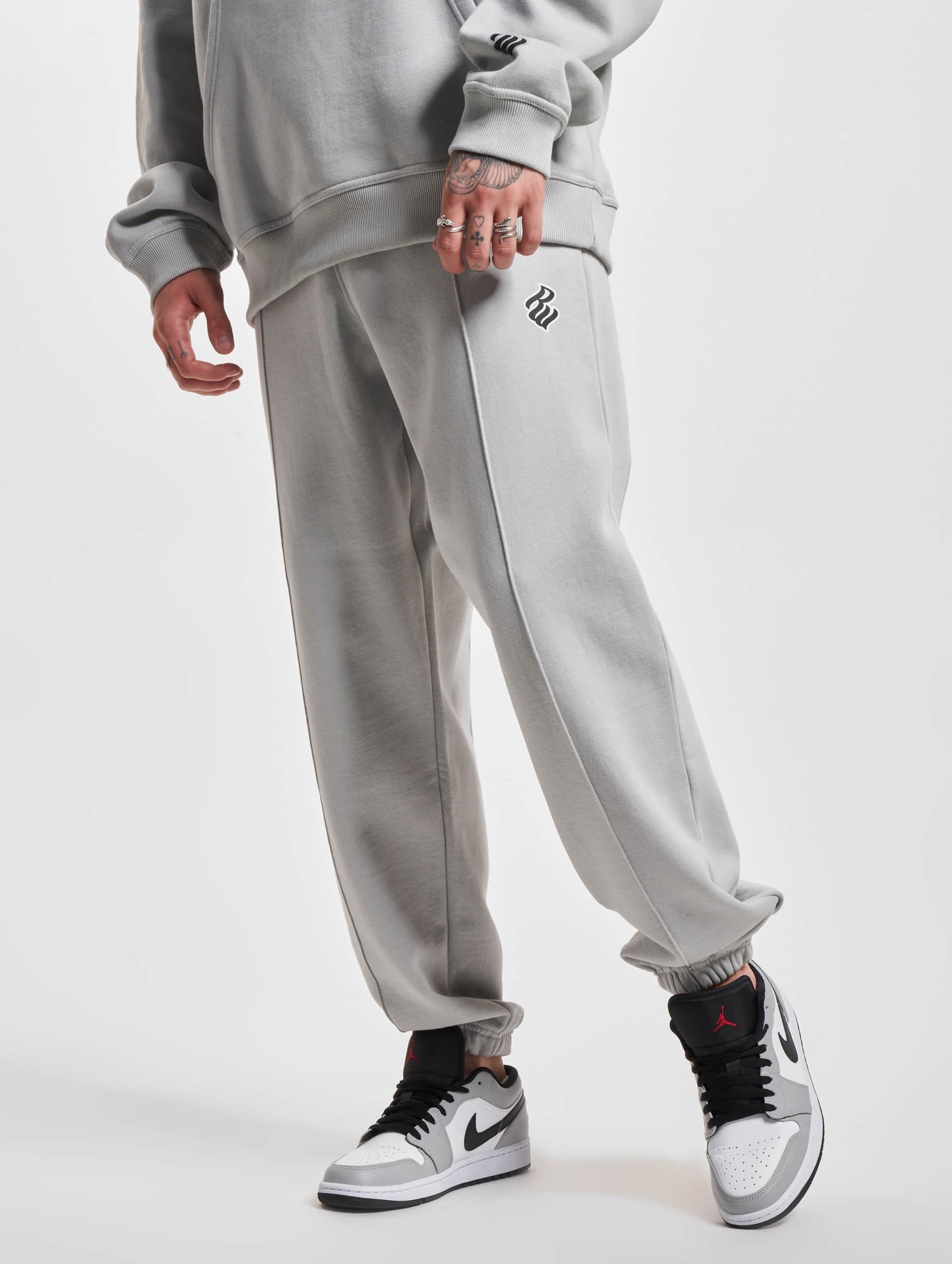 Rocawear Baggy Jogginghose Mannen op kleur grijs, Maat S