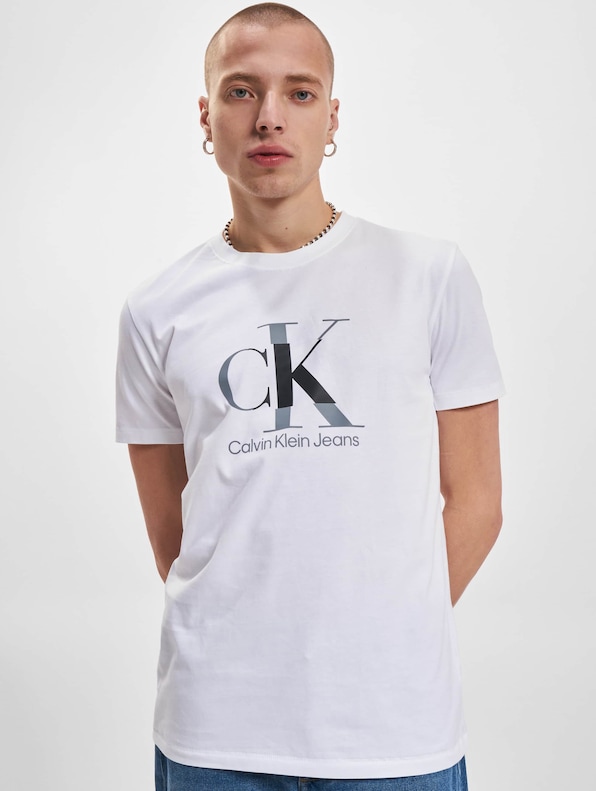 Calvin Klein Jeans Disrupted Monologo T-Shirt-0