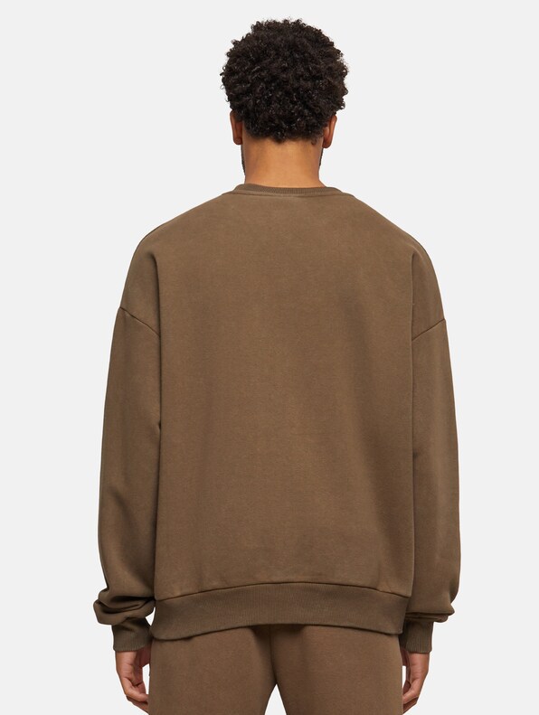 Prohibited Oversized Crew Neck Pullover-2