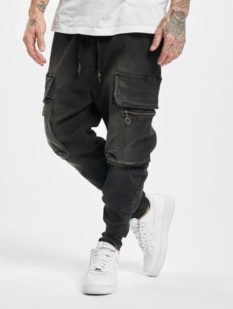 VSCT Clubwear Logan Antifit Denim Cargo Pants