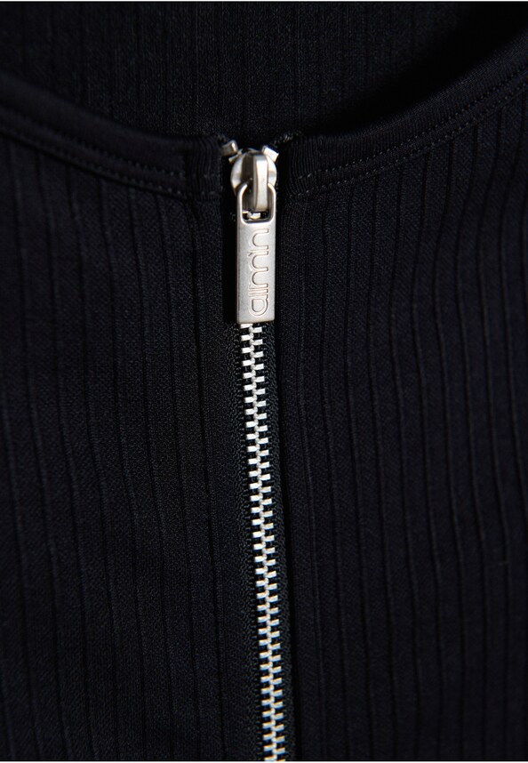 Ribbed Seamless Zip Jacket-5