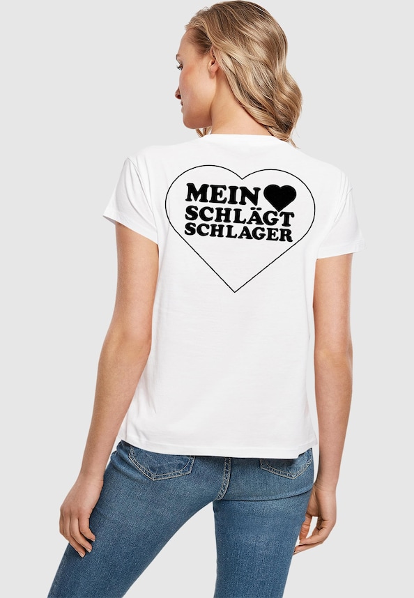 Ladies MHSS Herz Schwarz 2 T-Shirt-1