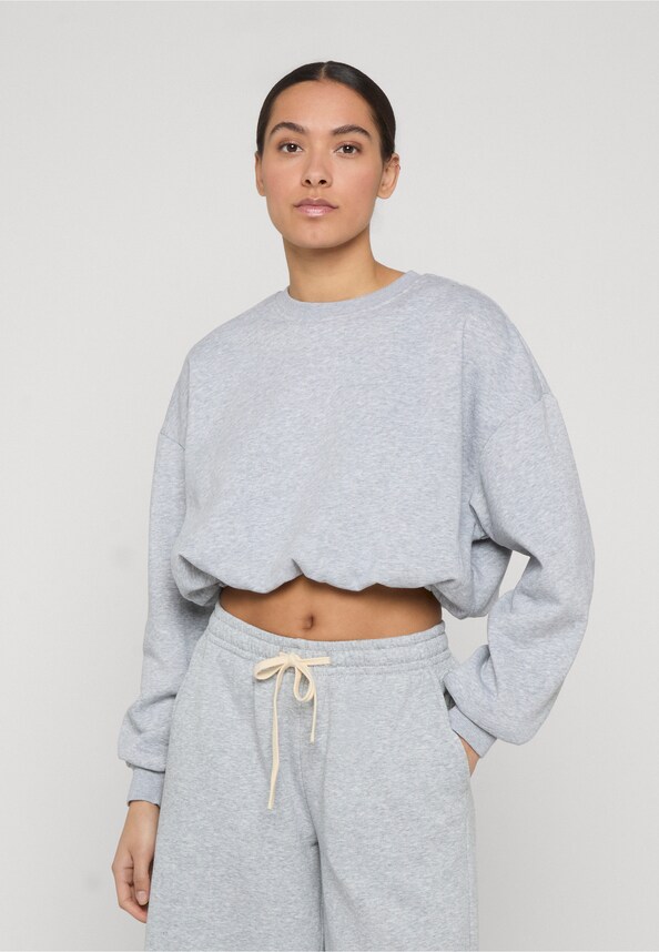 Ladies Cropped Gathered -0