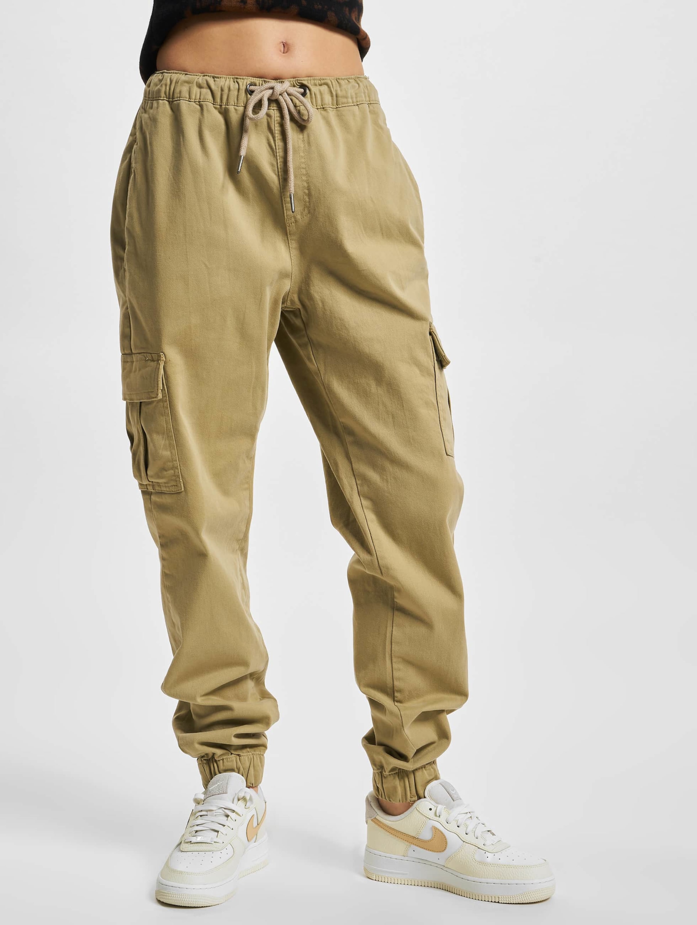 Twill cargo jogger online pants womens