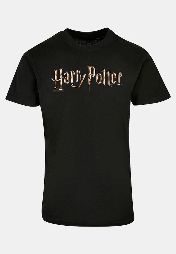 Harry Potter - Colour Logo Basic T-Shirt-0