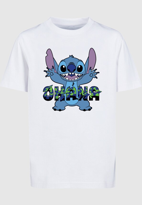 Kids Lilo and Stitch - Ohana Glitch Basic T-Shirt-0