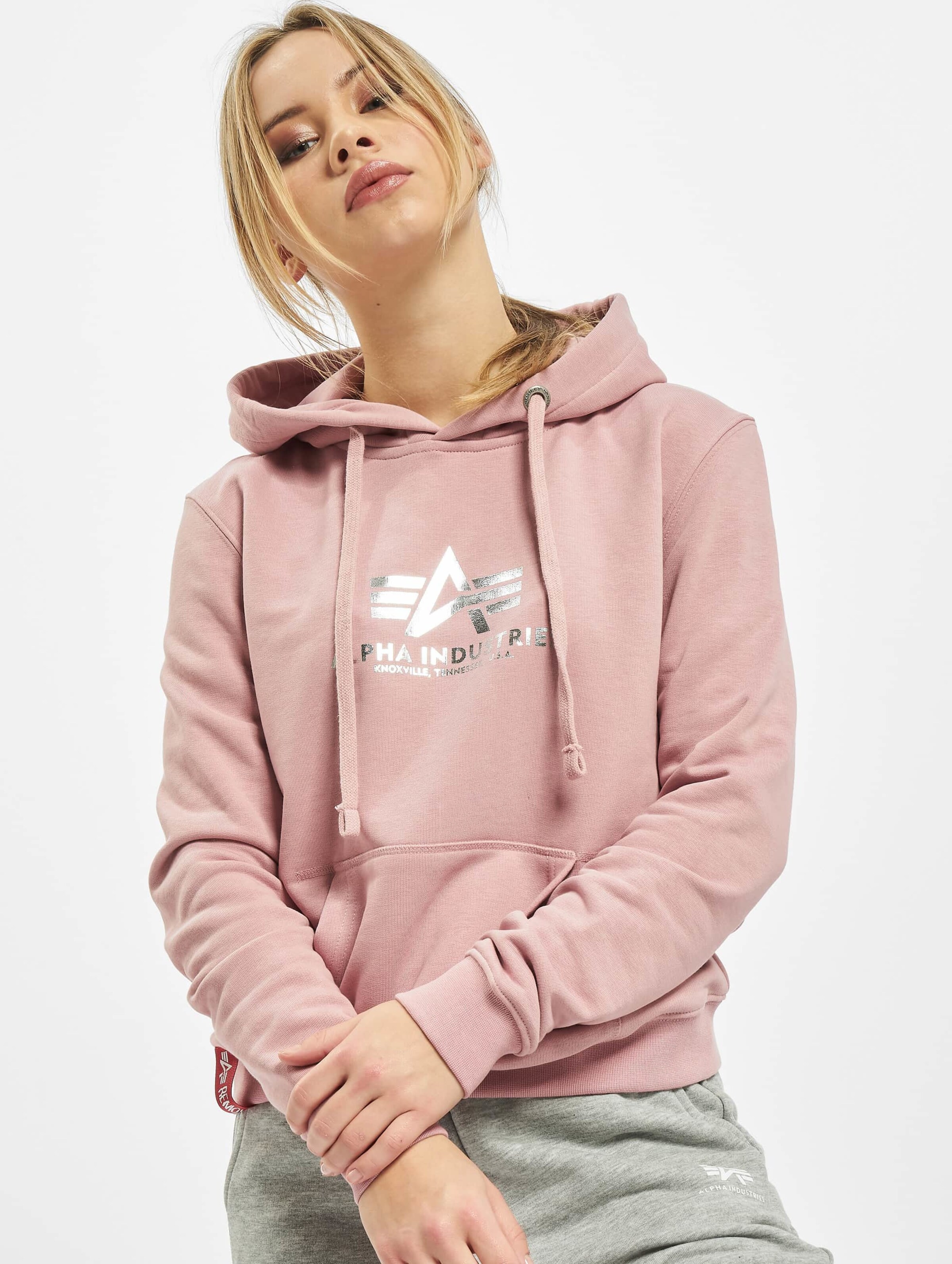 Alpha industries silver clearance pink