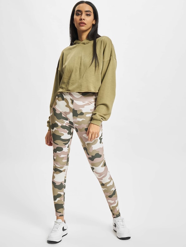 Ladies High Waist Camo Tech-4