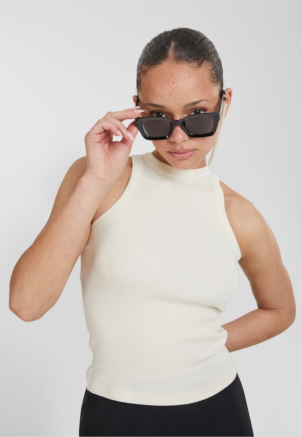 Ladies Racer Back Rib Top-6